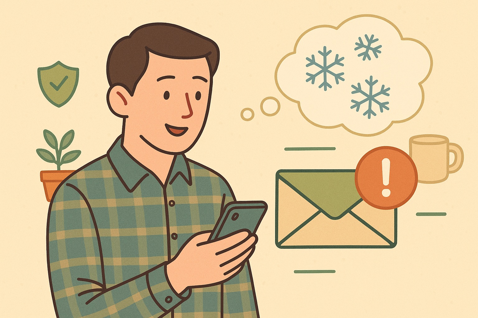 しっかり伝える，天候を気遣うメールテクニック！雪の予報が出た時…