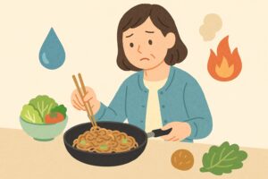 焼きそばがべちゃべちゃになる原因とは？