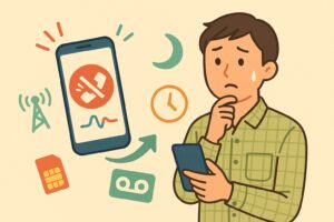 ワンコールで切れる電話の特徴