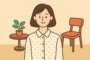 敬語表現の幅を示す柔らかな雰囲気のイラスト