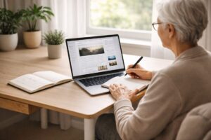 ChatGPTでブログ記事の構成を整理している様子のイメージ