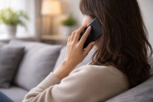 話し中で電話がつながらない場面のイメージ