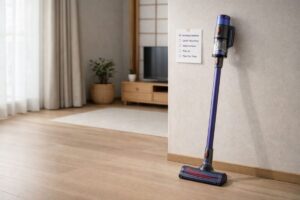 掃除を短時間に分けてダイソンの重さ負担を減らすイメージ画像