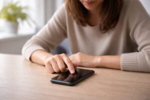 呼び出し音が鳴らずに通話が終わるイメージ