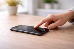 再起動や場所移動など対処を順番に試すイメージ