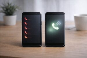 ワンコールと通常通話の違いイメージ