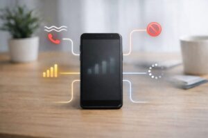 電話が繋がらない原因の分岐イメージ