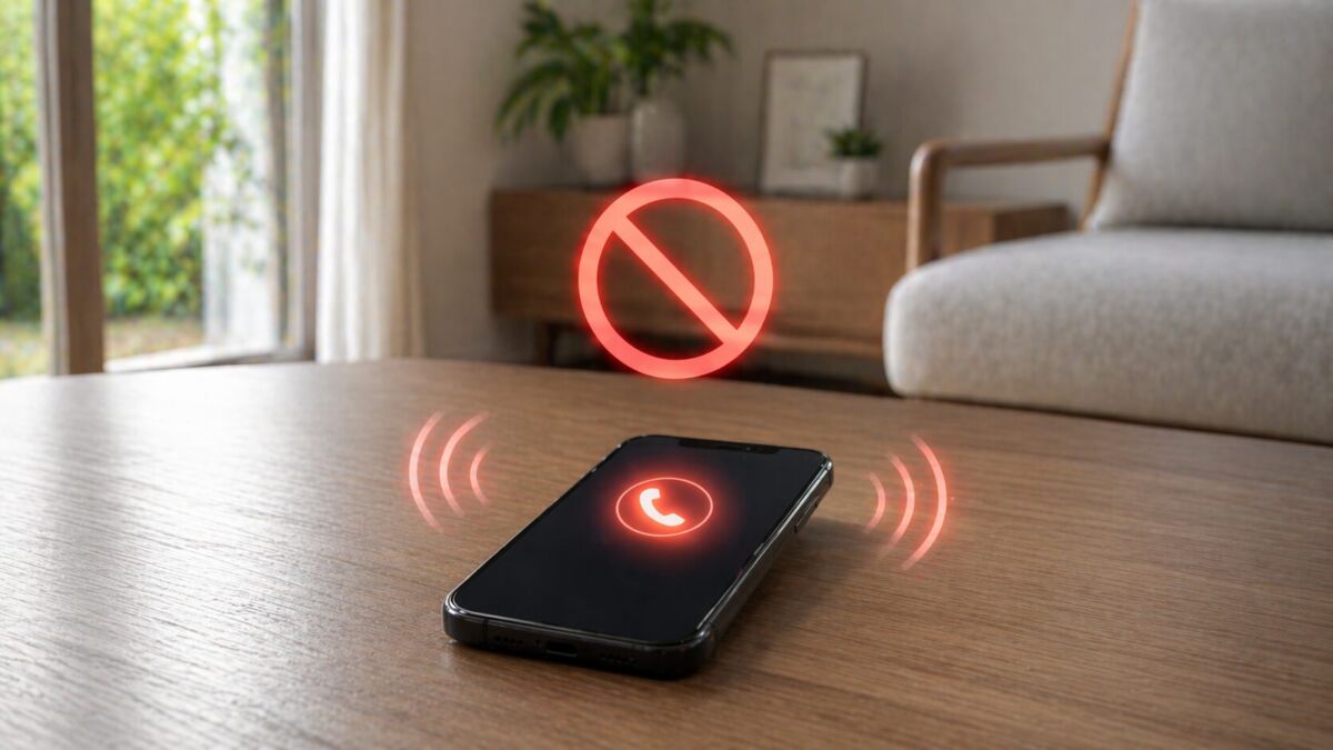 迷惑電話をブロックするスマホのイメージ