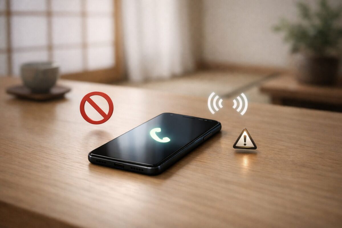 迷惑電話をブロックするスマホのイメージ