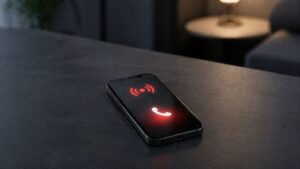 迷惑電話や詐欺電話の注意イメージ